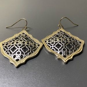 Kendra Scott Kirsten Drop Earrings - Silver Mix/Gold